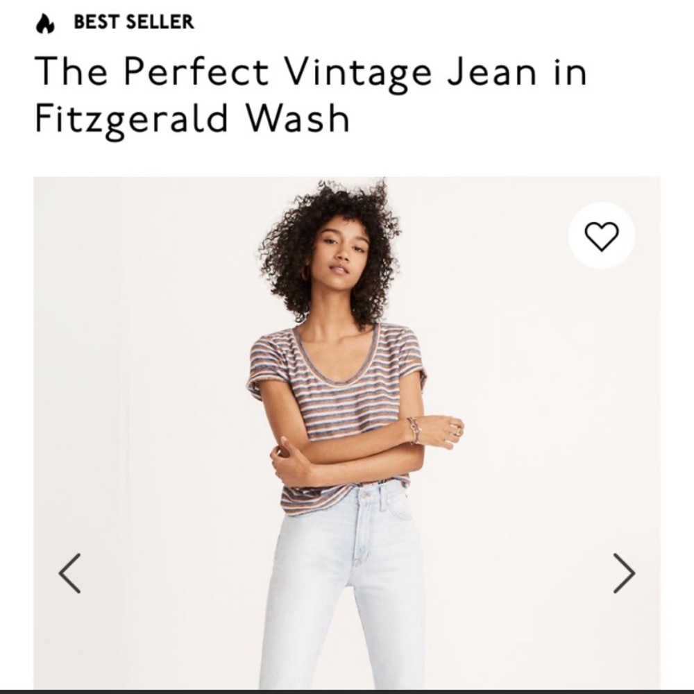 Madewell Perfect Vintage Jeans POPULAR